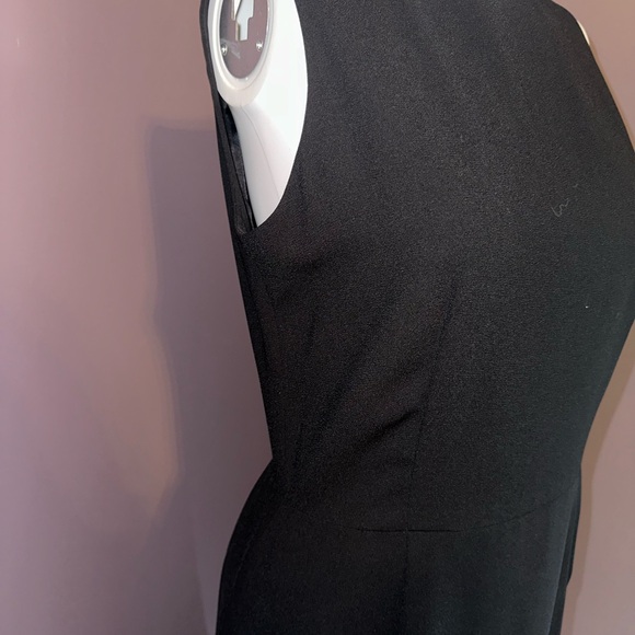 NWT Jones New York Vintage Black Sleeveless Dress W/ Buttons Down Back, SZ 6 (H) - Picture 6 of 10